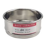 LABALPHA 2800 Mesh Lab Sieves, Test Sieve #2800 Mesh, 4'' Diameter, 304 Stainless Steel Wire Cloth (0.003mm)