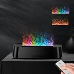 KINDEREN Flame Diffuser Essential Oil Diffusers for Bedroom Decor Aromatherapy Diffuser Air Diffuser for Home Electric Diffuser Scent Diffuser Air Humidifier For Bedroom Accessories (Black)