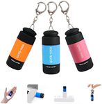 Tileon Mini Keychain Light,USB Rech