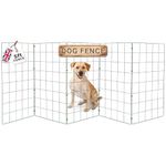 Dog Fence Outdoor - Portable Dog Fence for Secure Play, Freestanding Dog Gate - Outdoor Dog Fence, Indoor Dog Barrier, Dog Pens for Outdoor Use, Dog Playpen, Premium Dog Fence Solution 5ft (1.5m)