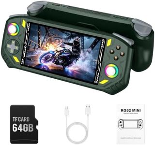 RG56PRO Retro Handheld Game Console, 5.5 Inch IPS HD Screen, Portable Dual System, 64GB Support 30+ Emulators & 22000+ Games, WiFi Multiplayer, HDMI Output, 5000mAh Battery (Green 64GB)
