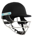 Shrey Unisex Master Class Air Stainless Steel (Black, Small) Cricket Helmet