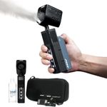 PMI SmokeNINJA PRO HAZER KIT Portable Fog Machine, 3rd-Gen Haze Nozzle with Bluetooth Connectivity 3 Minutes Single Burst Output 3x Faster Recovery USB-C Control for Studio and Cinematography