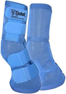 Cashel Crusader Leg Guard Fly Boots, Blue, Horse