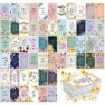 Estune 360 Pcs Bible Verse Cards Prayer Cards for Women with Assorted Bible Verses Mini Scripture Cards Inspirational Quote Cards Christian Gifts Encouragement Cards for Women Men Student (Floral)