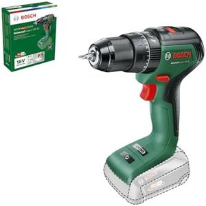 Bosch 18V Cordless Brushless Impact Hammer Drill Driver Without Battery, 2 Speed, 20 Torque Settings, 60Nm, 13mm Metal Chuck (UniversalImpact 18V-60). Made in Europe