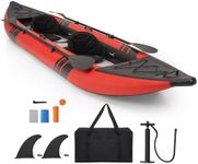 GYMAX Inflatable Kayak Set, 2-Perso