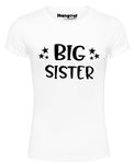 Hangout Hub Girl's Round Neck T-shirt Big Sister (White;Girls 12-14 Yrs ;) Pack of 1 Kids Family T-shirts