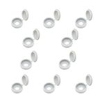 Screw Caps, 10 Pieces Plastic Screw Covers, Screw Cap, Fold Screw Snap Covers for Furniture, Wardrobe, Shelf, Walls, Cupboards