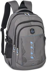 goldwheat Backpack For Teen Boys, Lightweight Water-resistant Boys Bookbag Laptop Backpack Casual Travel Daypack