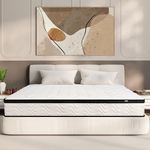 MOLBIUS Queen Mattress | 12 Inch Queen Size Hybrid Mattresses in a Box | Medium Firm Memory Foam and Individual Pocket Springs | Fiberglass Free Bed Mattres | Breathable | CertiPUR-US