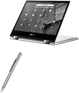 BoxWave Stylus Pen Compatible with ASUS Chromebook Flip CM3 (CM3200) - FineTouch Capacitive Stylus, Super Precise Stylus Pen for ASUS Chromebook Flip CM3 (CM3200) - Metallic Silver