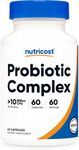 Nutricost Probiotic Complex (10 Billion CFU) 60 Capsules - Acidophilus Plus 9 Other Probiotics, Non-GMO, Gluten Free Supplement