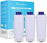 3-Pack PrimaPure Coffee Espresso Machine Water Filter Replacement for DeLonghi DLSC002, SER3017, 5513292811, Esam, ECAM, ETAM Series