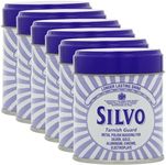 Silvo Duraglit Wadding Polish, Silver, Gold & More - Pack of 6 x 75g