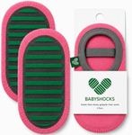BabyShocks Real Grip That Won’t Slip 2-Pack Toddler Non-Slip Grip Socks with Full Grip Sole & Stay-On Fit (12–36 Months)