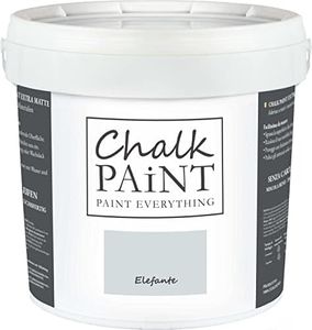 Chalk Paint Everything® – Pintura tiza Elefante vuelva a dar color fácilmente todo tipo de material sin lijar (5 Litros)