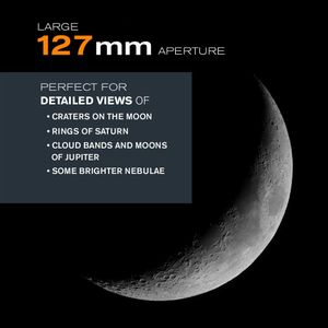Celestron PowerSeeker 127EQ Telescope – Reflector with Tripod