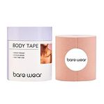 bare wear Boob Tape Plus Waterproof & Sweat-Proof Body Tape Roll | Safe to Use Directly on Skin Breast Lifting Tape | 5m 7.5cm | Skin.