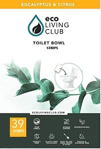Eco Living Club Toilet Bowl Strips - Eco Friendly Biodegradable Household Supplies
