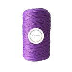 Crochela Cotton Yarn 6 Ply Hand Knitting Yarn/Needle Knitting Yarn/Soft Fingering Crochet Hook Yarn Thread (Weight : 200 Grams | Length : 200 Meters | Thickness : 2 MM) (Lavender)