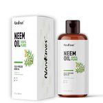 Nankings® Cold Pressed Neem Oil 100% Pure and Natural for | Hair Growth |Hair Conditioning | Dandruff Control | Skin Tone Improvement | Acne Control and Garden (502 ml) Azadirachta indica