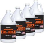 Smoke Fog Machine Liquid, Party Fog Juice | High Density (128 FL OZ/1 Gallon) – Produces Lasting High Density Haze for Water Based Foggers, Perfect for 400Watt - 1500W Machines – Made in USA (4 pack)