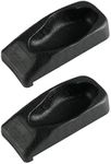HEMOTON 2pcs Oyster Holder for Shucking Oyster Shucking Clamp Oyster Opening Tool Oyster Shucking Accessories Kitchen Gadget (Black)