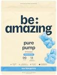 Be Amazing Stimulant Free Pure Pump Powder | Vegan Nighttime Pre Workout, Energy Boost, Endurance, Pump, Strength, Recovery | Caffeine-Free Supplement, No Itch | Sour Blue Gummy, 30 Scoops