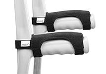 KMINA - Forearm Crutches Handle Pads (x2 units), Crutches Hand Grip, Crutches Padding Replacement, Crutch Pads and Handles, Crutch Cushions for Hands, Comfy Crutches Pads, Crutches Handle Padding