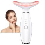 Neck Face Massager, Portable Facial Massager, Face Multifunctional Tool(white)