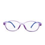 Intellilens Computer Glasses for Eye Protection | Reading Glasses | Blue Light Blocking Glasses Spectacles | Blue Cut Glasses for Kids | UV Protection Glasses for Kids | Zero Power | Small | Purple