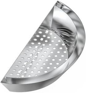 only fire Upgraded Stainless Steel Charcoal Briquet Holder Charcoal Basket for Weber 22 Inch Kettle Grill and Other Similar Charcoal Grills