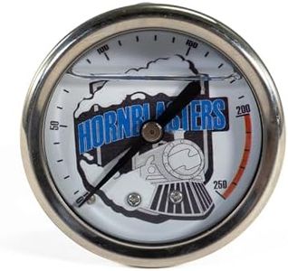 HornBlasters 250 PSI 2 Inch Stainless Steel Liquid-Filled Air Pressure Gauge
