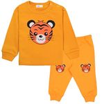 Toddylon Baby Clothing Sets New Born Baby Clothes for Boys and Girls | T-Shirt & Pyjama | Tees & Pants | Sweatshirt & Jogger | Cotton | Birthday Gift | Baby Shower Gift (Yellow, 9-12 Months)