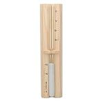 Navaris Sauna Hourglass Sand Timer - 15 Minutes Wood Sand Timer for Saunas - Wall-Mounted 15 Minute Hour Glass Made of Pine Wood 11.6" x 2.95" x 1.57"