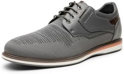 Bruno Marc Men's Mesh Casual Dress Shoes Breathable Oxfords Sneakers LG19008M-2,Size 10.5,Grey-2,SBOX2409M