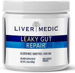 Leaky Gut Repair Powder Unflavored (180g) Maximum Gut Healing Support for IBS, Bloating, Heartburn, Constipation, Diarrhea, Irregularity to Restore Healthy Gut Lining (Plain)