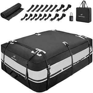 Maelstrom Rooftop Cargo Carrier,Car Roof Bag,21 Cubic Feet Waterproof Roof Rack Cargo Carrier,Tear Resistant Vehicle Cargo Carrier for Car with/without Rack,Gray (BST01-MSRB01-21CFBK-2)