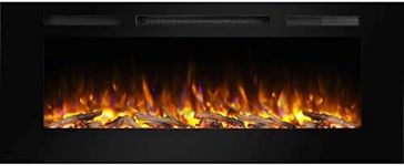 PuraFlame Alice 50 Inches Recessed