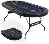REAHOISY LED Poker Table for 10 Pla