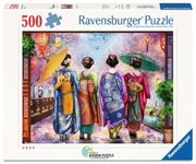 Ravensburger Blossom Walk 500 Piece Jigsaw Puzzle – Peaceful Garden Path Challenge, Relaxing Fun for Adults & Families