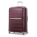 Samsonite Freeform Hardside Expandable with Double Spinner Wheels, Merlot, Carry-On 21-Inch, Freeform Hardside Expandable with Double Spinner Wheels