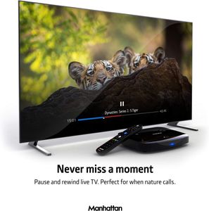 Manhattan T3-R 4K TV Recorder – 1TB Storage