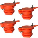 MayBee 4 Pack Honey Gate Valve for Extractor, Durable Nylon Honey Extractor Tap, Beekeeping Supplies