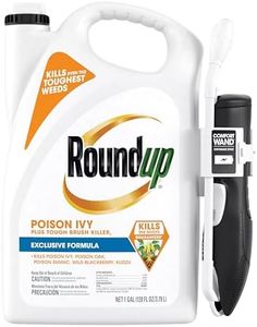 Roundup Poison Ivy Plus Tough Brush Killer₂ with Comfort Wand, Visible Results in Hours, 1 gal.