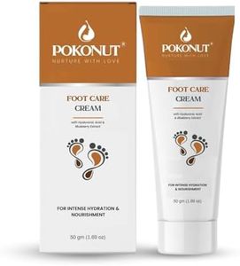 POKONUT - nurture with love Foot Care Cream For Dry And Cracked Heels | Aloe Vera And Turmeric Extract (50 G) | Moisturizes And Repair Feet | Intense Hydration And Nourishment For Women, Men