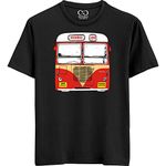 SENSIBLETSHIRTS.COM Mumbai Bus Unisex Men/Women Regular Fit Cotton Black T-Shirt (Black_L)