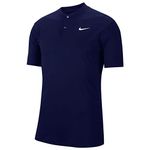 Nike Men's Nike Dri-fit Victory Blade Polo, Blue Void/White, Large