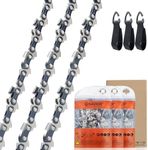 Savior 3-Pack 14 inch Chainsaw Chain for Stihl MS180 MS181, 3/8" LP Pitch, .050" Gauge, 50 Drive Links, Low Kickback Saw Chain Compatible for 36360000050